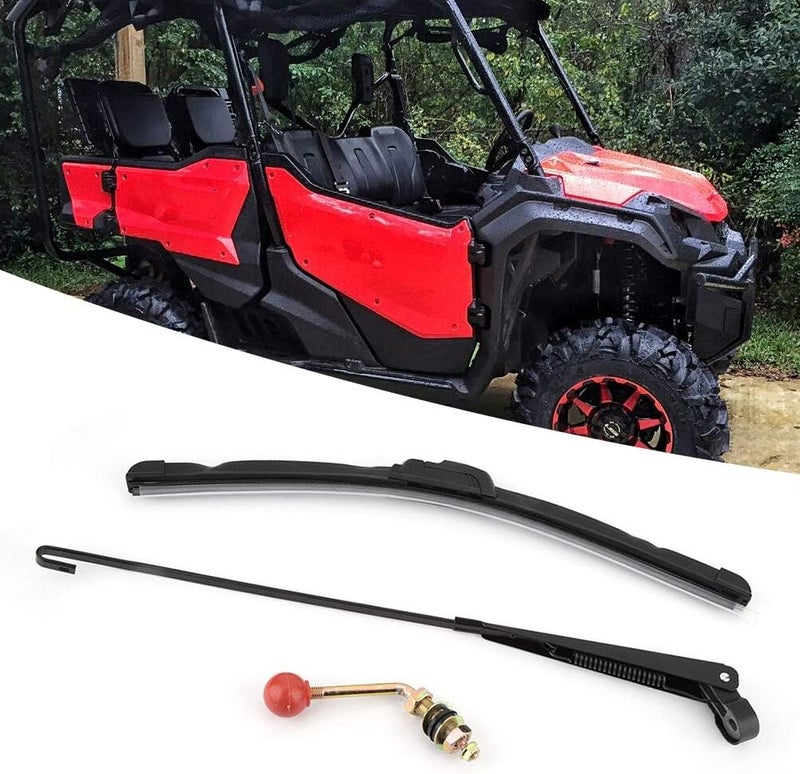 klarako UTV Manual Hand Operated Windshield Wiper Blade, Universal Windscreen Wiper Blade - Image 1