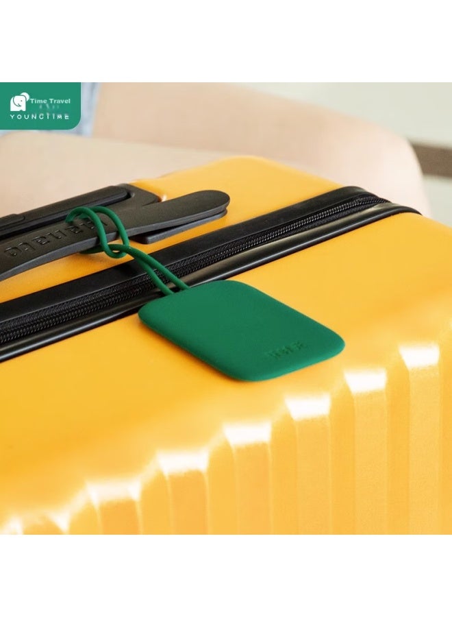 Sometimes Light Silicone Luggage Tag, Suitcase Tag, Carry-on Tag, Portable Check-in Tag, Travel Case Anti-loss Tag, Chenguang Yellow - Image 3