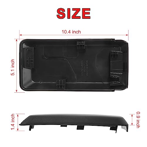 AUTOBABA 2Pcs F150 Front Bumper Guards Pads Cover Insert Cap Compatible with Ford F-150 2018 2019 2020 Replace# JL3Z17E810AB for Front Left Driver & Right Passenger Side (Matte Black) - Image 5