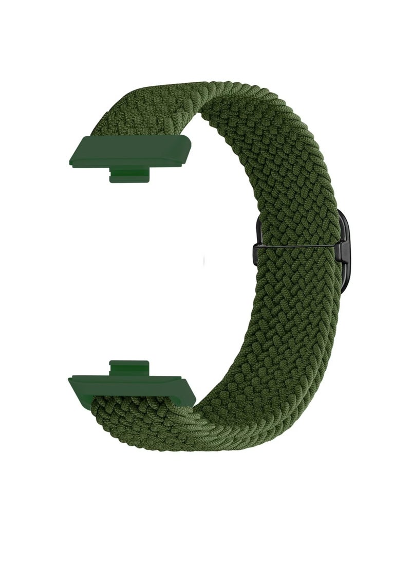 مناسبة للساعات الملائمة 3 حزام نايلون منسوج قابل للتعديل مع مشبك معدني ، مصمم لأحجام الرسغ 150 مم-185 ملم - Image 3