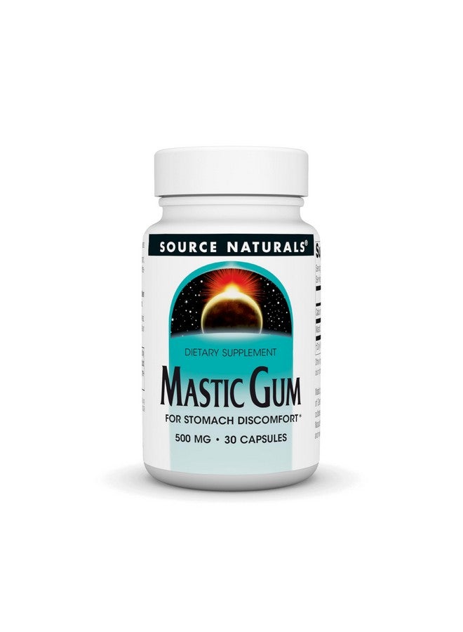 Source Naturals Mastic Gum Extract for Stomach Discomfort* 500 Mg Capsule, 30 Count - Image 1