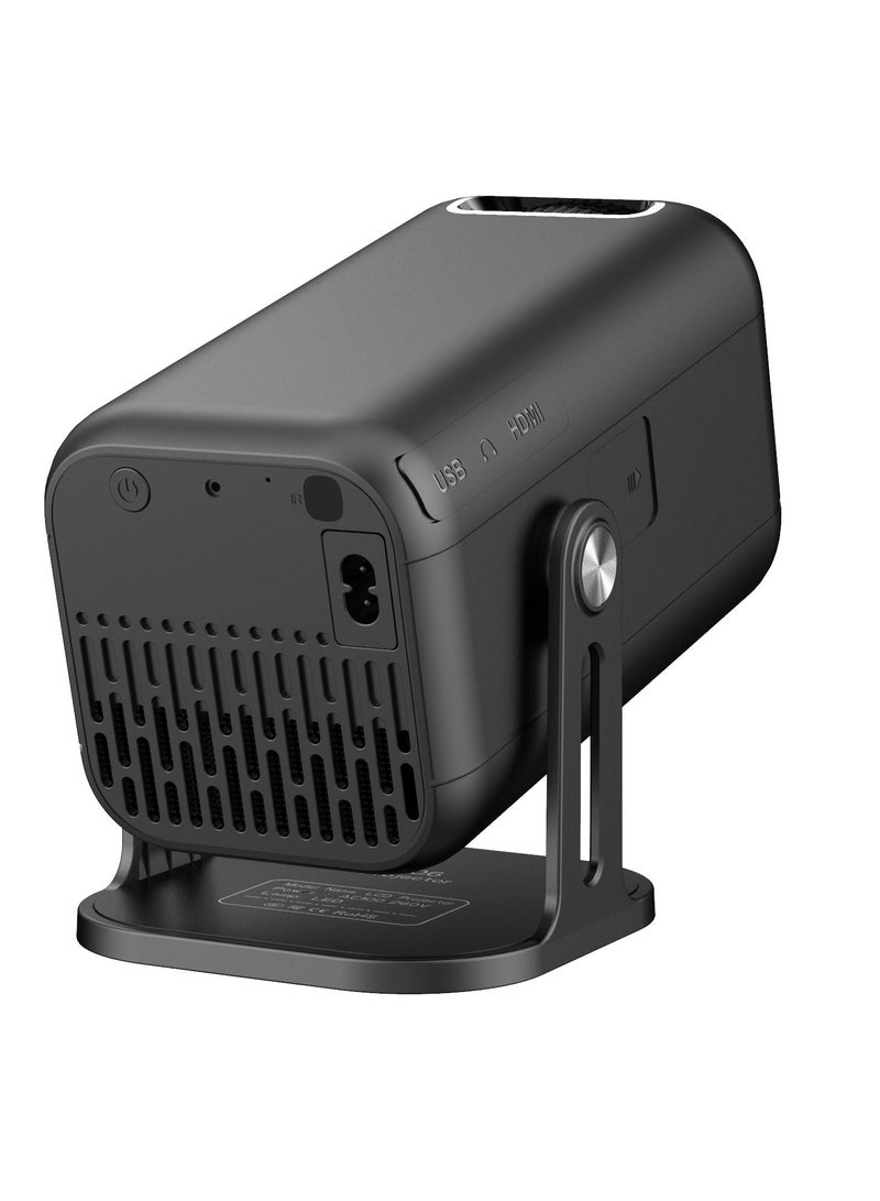 Borrego Smart8 Projector with Auto Keystone 200 Inch Screen Android 13 System Auto Focus 300 ANSI Lumens Portable Smart Home Theater Projector for Movies and Presentations - Image 2