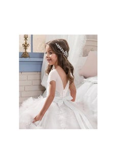 Daddy's Angel Stunning V-Back Luxury Pageant Tulle Ball Gowns for Girls  - Image 5