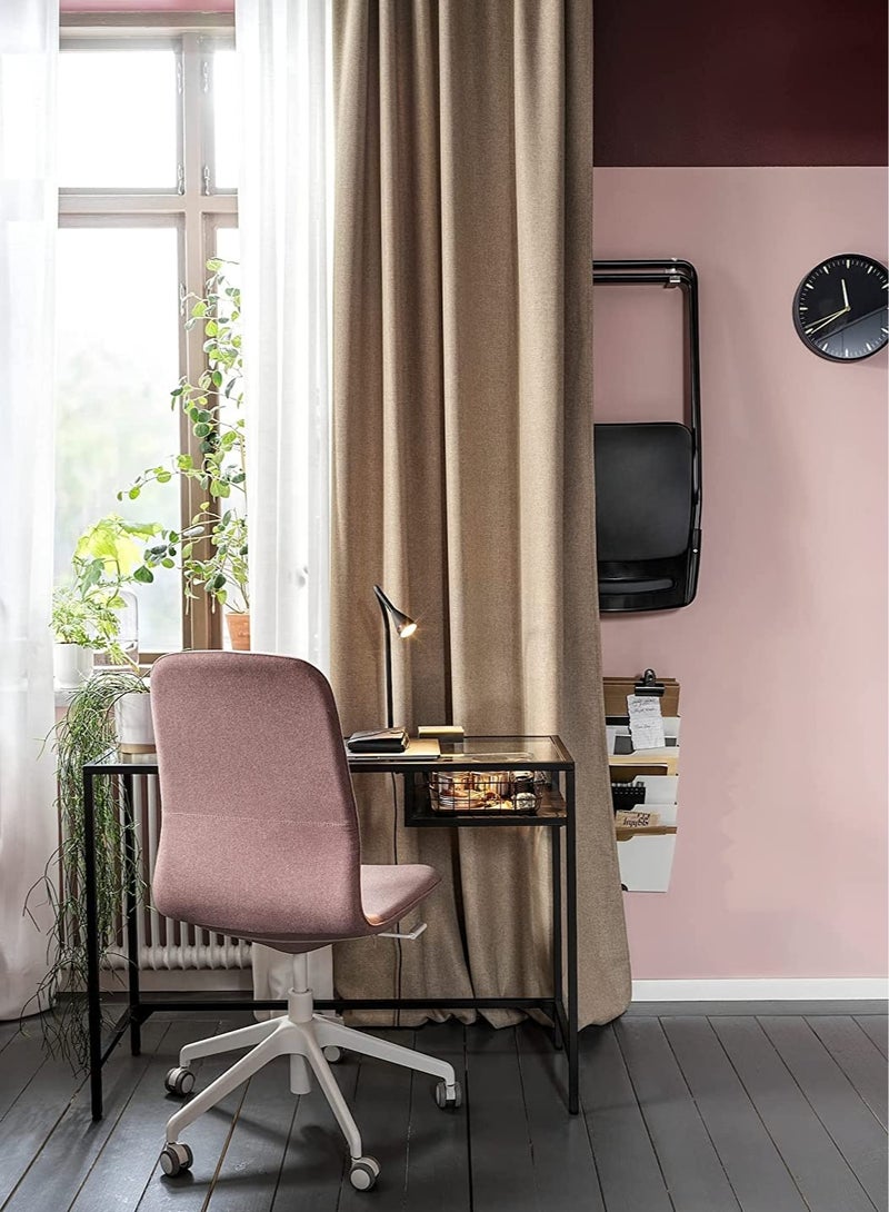 AGD Metal Entrance Table, Modern Design for Living Room, Office Computer Laptop Coffee Side Table 100X36X74cm Black - Image 4