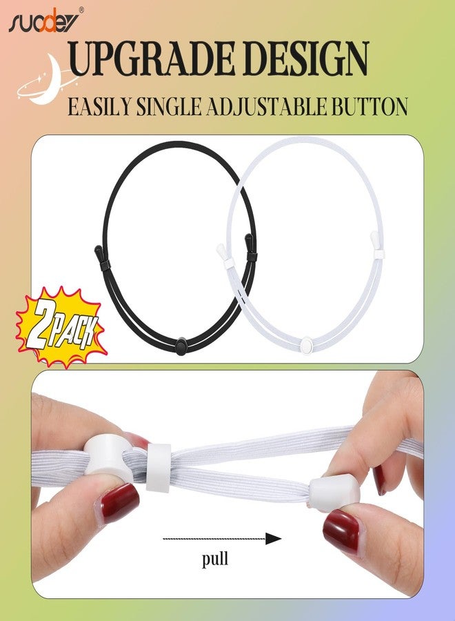 سوزدي حزام خصر مطاطي قابل للتعديل من SUOSDEY، قطعتان، لثني القمصان والكنزات القصيرة. - Image 4