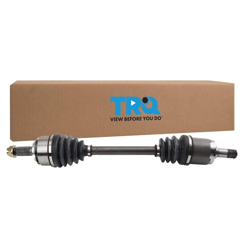 TRQ Front Left CV Axle Shaft Assembly Drivers Side Compatible with 20062015 Honda Civic