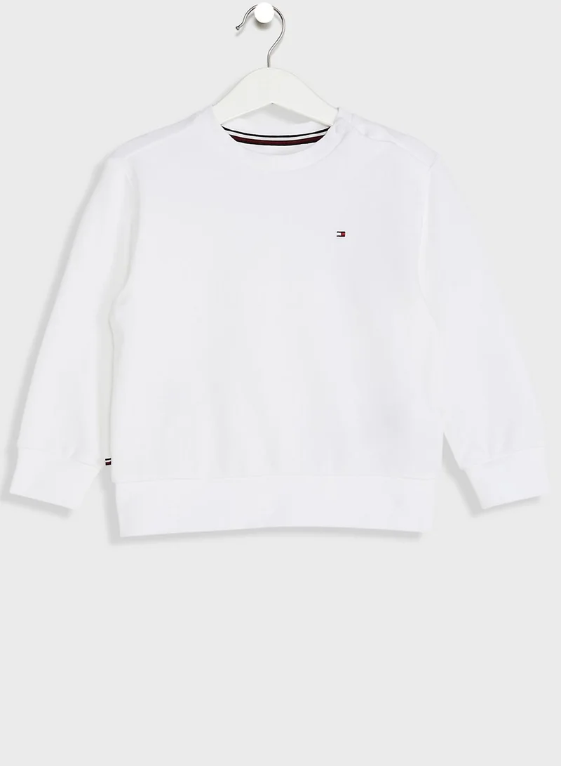 TOMMY HILFIGER Infant Logo T-Shirt & Sweatpants Set