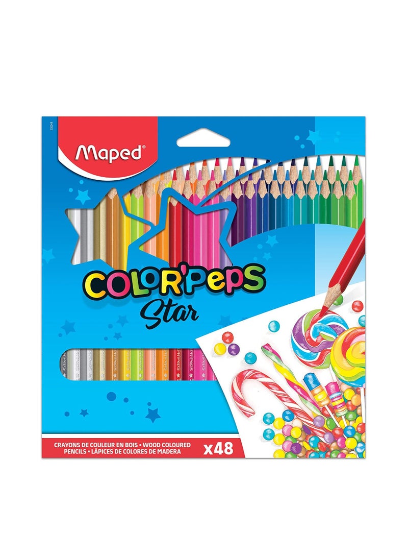 Maped 48-Piece Colour Pencils Multicolour - Image 1