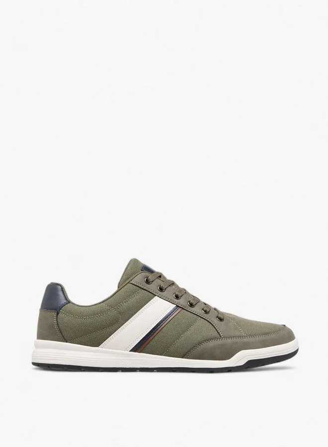 LBL by Shoexpress Men Panelled Sneakers with Lace-Up Closure