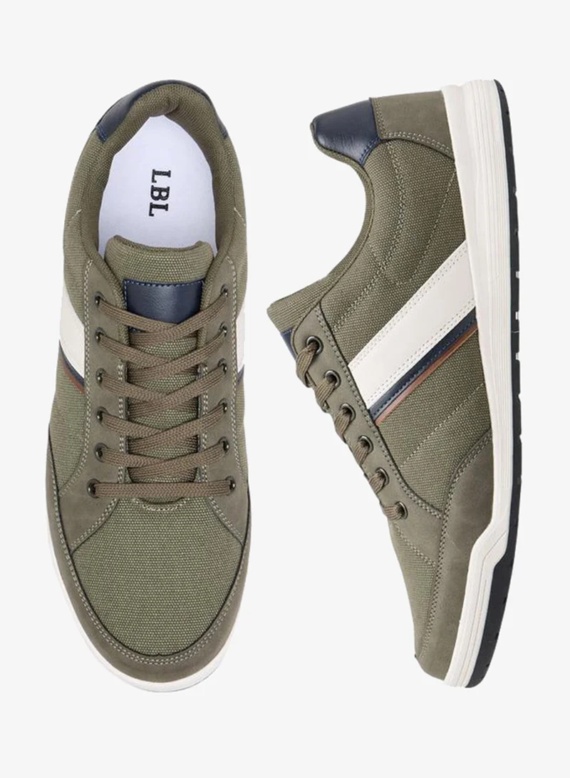 LBL By Shoexpress Panelled Sneakers With Lace-Up Closure