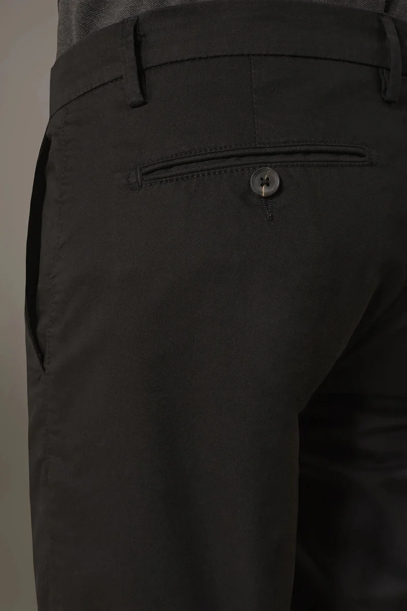 Doppelganger  Regular fit trousers in twill construction - Black for Men | Best Price UAE