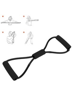 ALCOACH 8-Shape Tube Resistance Band Fitness Muscle Workout Exercise Yoga Elastic Cord  - Image 1