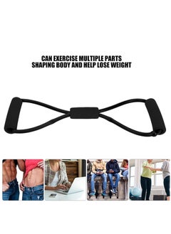 ALCOACH 8-Shape Tube Resistance Band Fitness Muscle Workout Exercise Yoga Elastic Cord  - Image 4