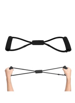 ALCOACH 8-Shape Tube Resistance Band Fitness Muscle Workout Exercise Yoga Elastic Cord  - Image 2