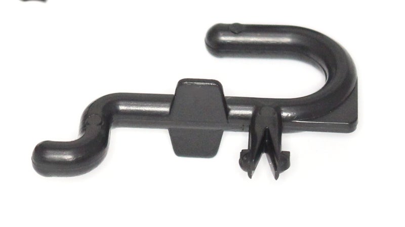 JSP Manufacturing Plastic Black J Style Pegboard Hooks Garage Tool Storage fits 1/4" Pegboard Holes (Pegboard NOT Included) (100) - Image 5
