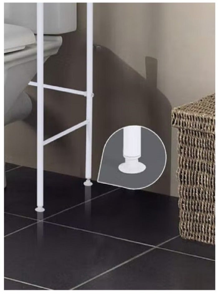 3-Tier Bathroom Organizer White - Image 4