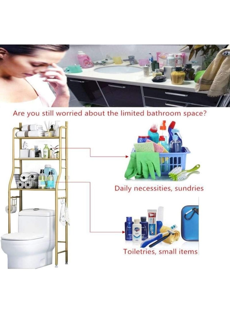 3-Tier Bathroom Organizer White - Image 5