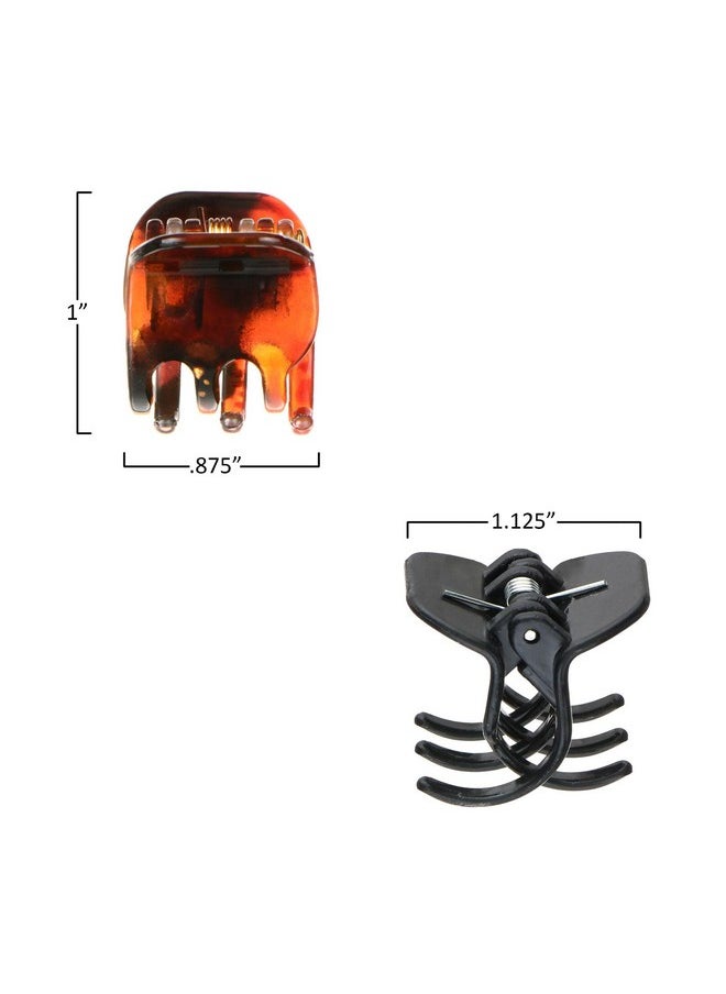 Expressions 36Pc Small Claw Clips Value Pack Of Durable Hair Clips 1" Inch Small Hair Clips For All Hair Types Professional Quality Hair Accessories Styling Sectioning Hair Clips For Women  - Image 3