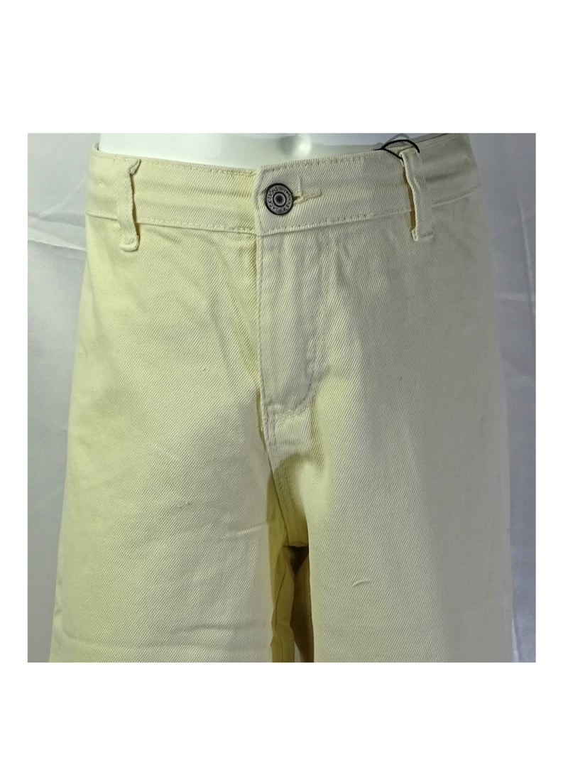 SHELTERE "Girls' denim jeans with a waistband button, solid color from Shelter Collection 23043" - Image 3