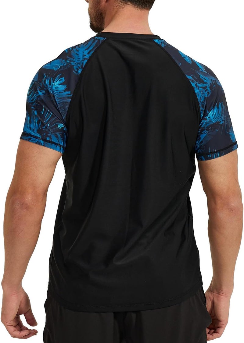 VAYAGER Men's Swim Shirts Rash Guard UPF 50+ T Shirts Quick Dry Loose Fit Water Surfing Shirt - Image 2