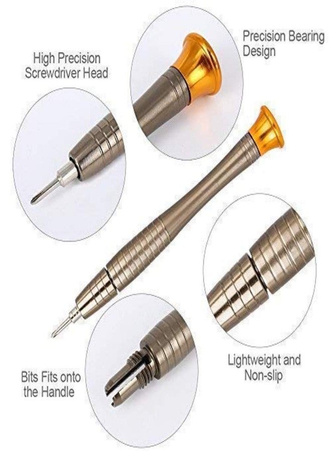 Axtella Wroughton 25 in 1 Precision Screwdriver Set Repair Tool Kit for Mobiles|Laptops|Electronics With 1 Stainless Steel Non Magnetic Tweezers- Straight and 2 ESD Non Magnetic Tweezers- Curved & Flat - Image 5