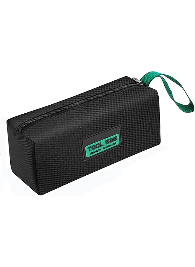 PROMASS Multifunctional Zipper Tool Bag Green Multi-pocket Waterproof Drop-proof Tool Organization Storage Heavy Duty Tool Bag Screwdriver Tool Bag Set (Large)  - Image 1