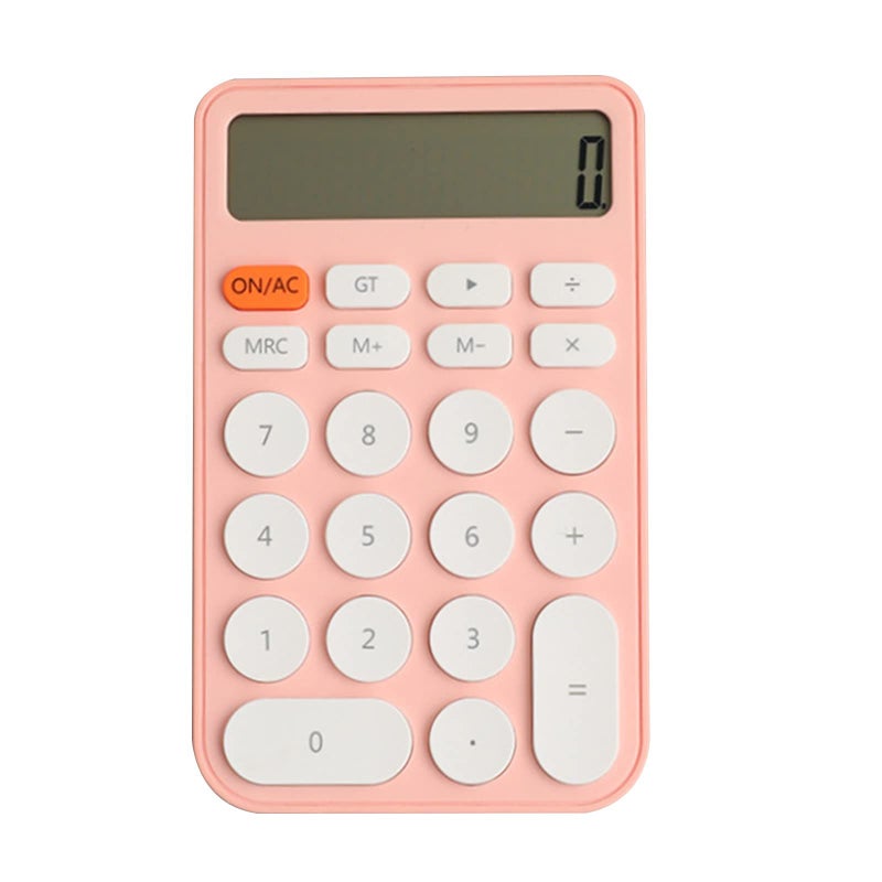 Financial Accounting Tools 12 Digit Calculator For Home Office School Students Girls Color A Portable Business Series - Image 2