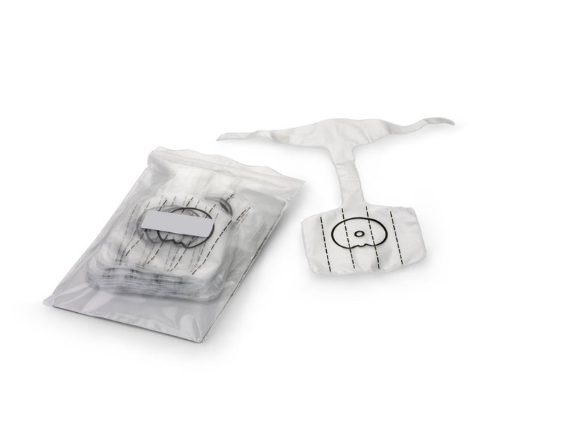 Prestan PP-ILB-50 Professional Infant Face-Shield Lung-Bag (Pack of 50)