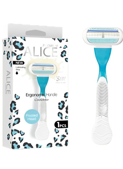 ALICE PREMIUM 3 TRIPLE BLADE ERGONOMIC HANDLE CONFIDENCE AS-22
