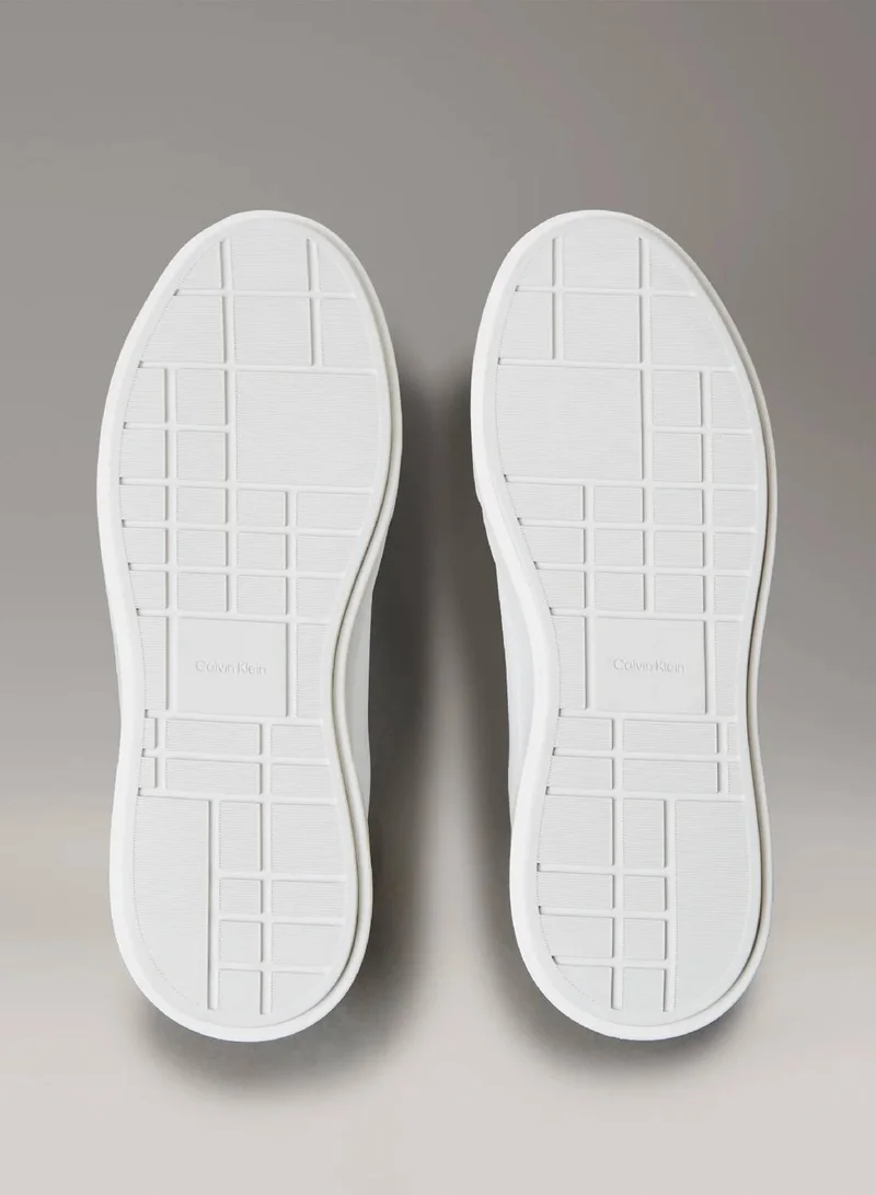 Calvin Klein Bright White/Tuscany/Chateau Leather Durable Traction NYC Trainers for Women | Best Price UAE