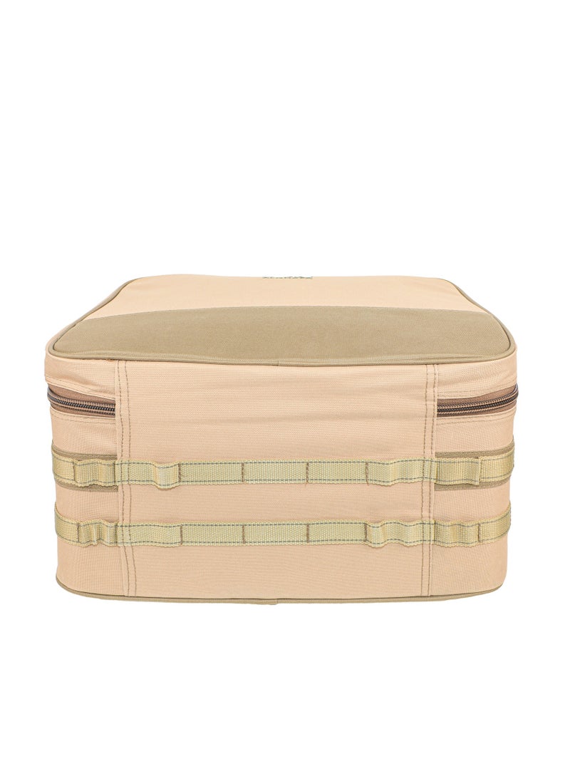 ALGHAFA travel bag, Ezbet Masafi for trips, kashtat bag, camping bag, wilderness bag, wooden color, size 45*35*25 cm  - Image 2