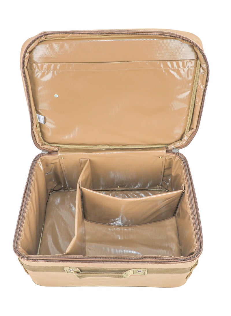 ALGHAFA travel bag, Ezbet Masafi for trips, kashtat bag, camping bag, wilderness bag, wooden color, size 45*35*25 cm  - Image 5