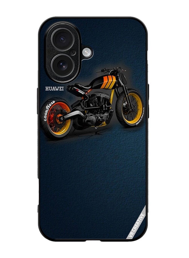 Protective Case Cover For Apple iPhone 17 Bike Design Multicolour