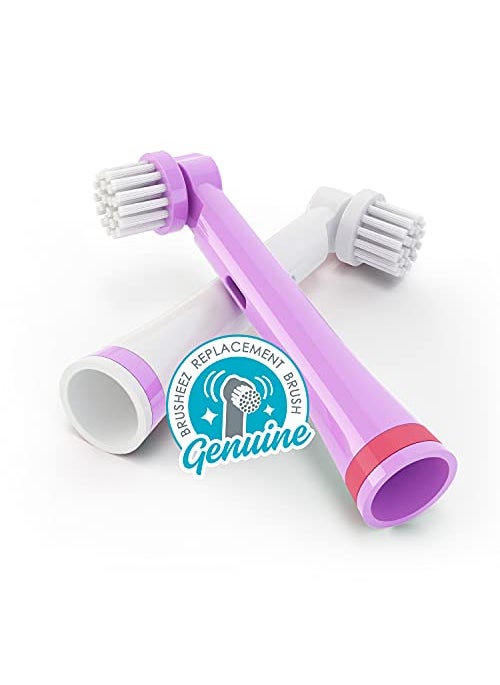 Brusheez Brusheez Electronic Toothbrush Replacement Brush Heads 2 Pack Sparkle The Unicorn 