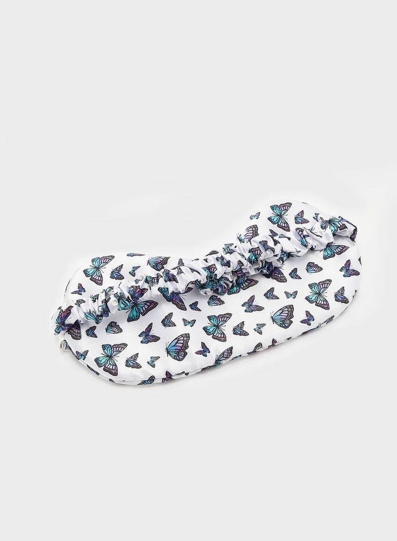 NEW LOOK Printed Eyemask And Scrunchie Set Multicolour