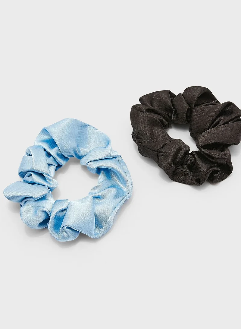 NEW LOOK Printed Eyemask And Scrunchie Set Multicolour
