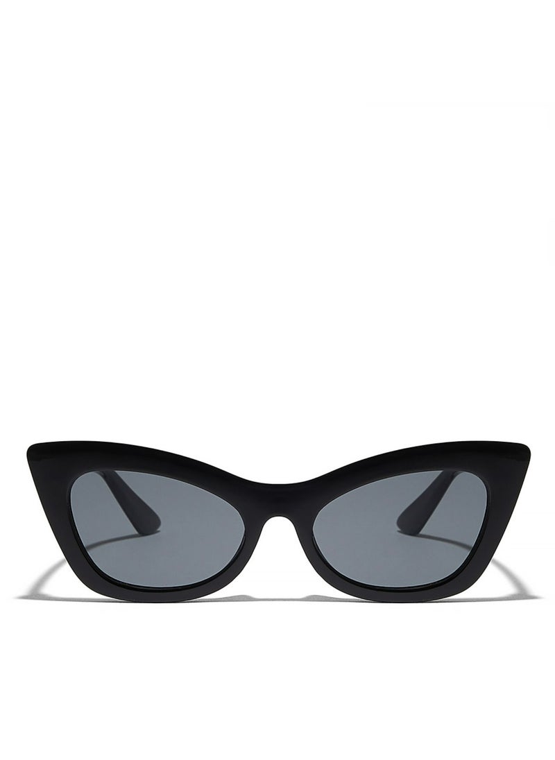 Blackout - COURTNEY Women Black Sunglasses - Frame Material: Thermoplastic Rubber (TR90)- Frame Color: Black-Lens Color: Gray  - Full Rim - Image 1