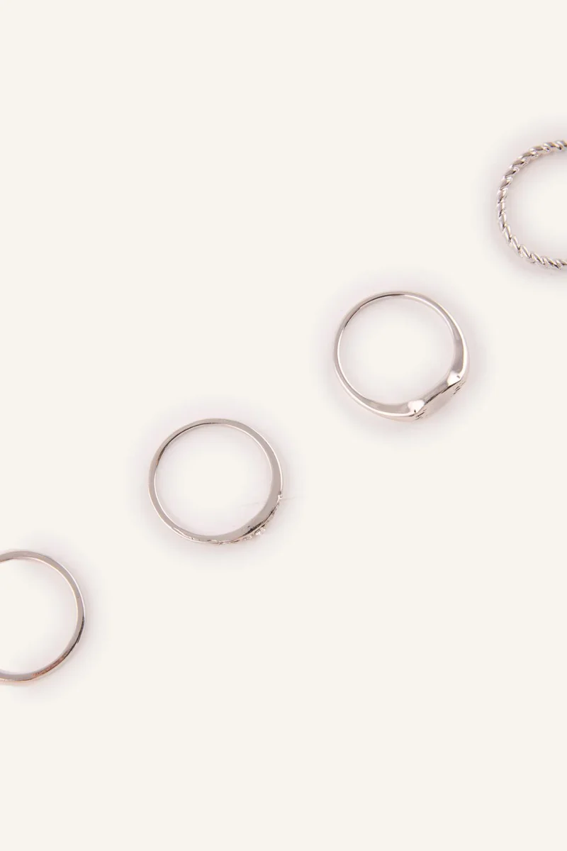 ديفاكتو Woman 4 Piece Rings