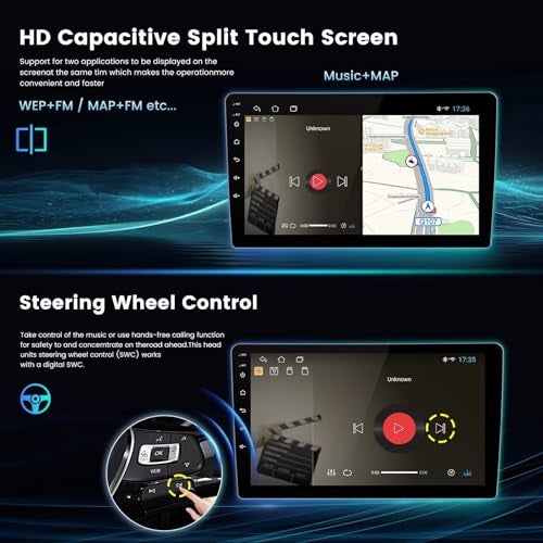 RONGJI 2+64GB Android Radio for Toyota 4Runner 2003 2004 2005 2006 2007 2008 2009 Stereo Upgrade Dash Kit GPS Navigation,9" IPS Touch Screen Head Unit w/Car-Play/Android Auto/AHD Camera (for JBL/NO JBL) - Image 5