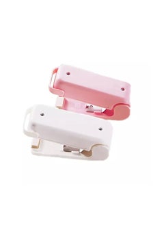 Excefore NEW Mini Sealing Machine Plastic Bag Sealer Machine Sealer For Plastic Bags Hand Sealer Machine Mini Food SealerMini Sealing Machine For Plastic Packaging (Pink,1 PCS)  - Image 1