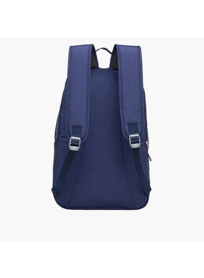 Kappa Boys Logo Print School Backpack with Adjustable Shoulder Straps and Pencil Pouch - 44x13x30 cm  - Image 4