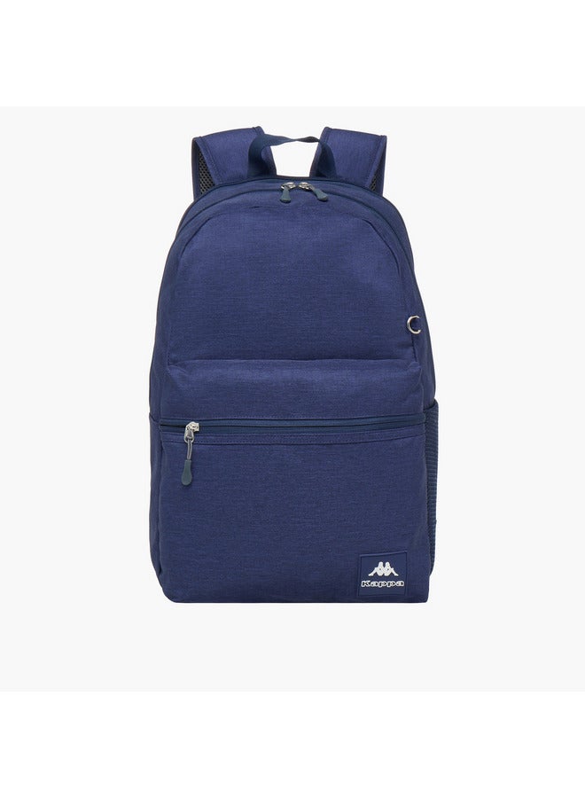 Kappa Boys Logo Print School Backpack with Adjustable Shoulder Straps and Pencil Pouch - 44x13x30 cm  - Image 2