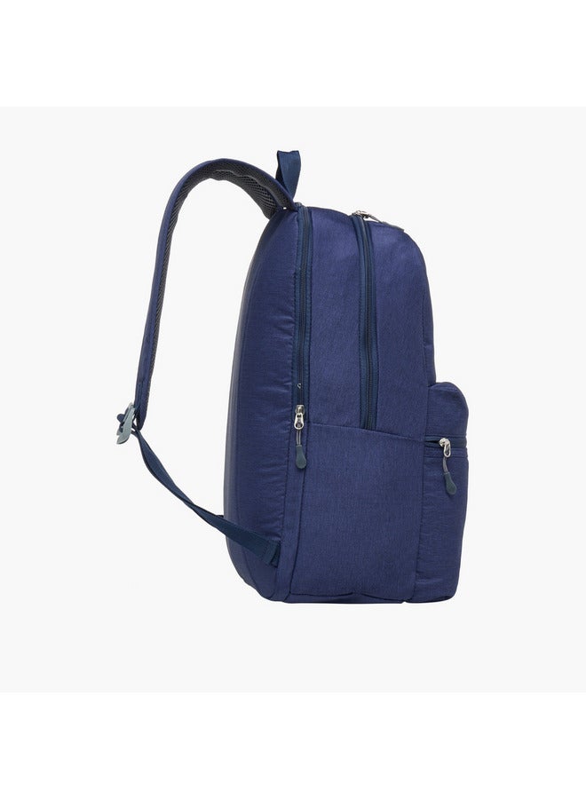 Kappa Boys Logo Print School Backpack with Adjustable Shoulder Straps and Pencil Pouch - 44x13x30 cm  - Image 5