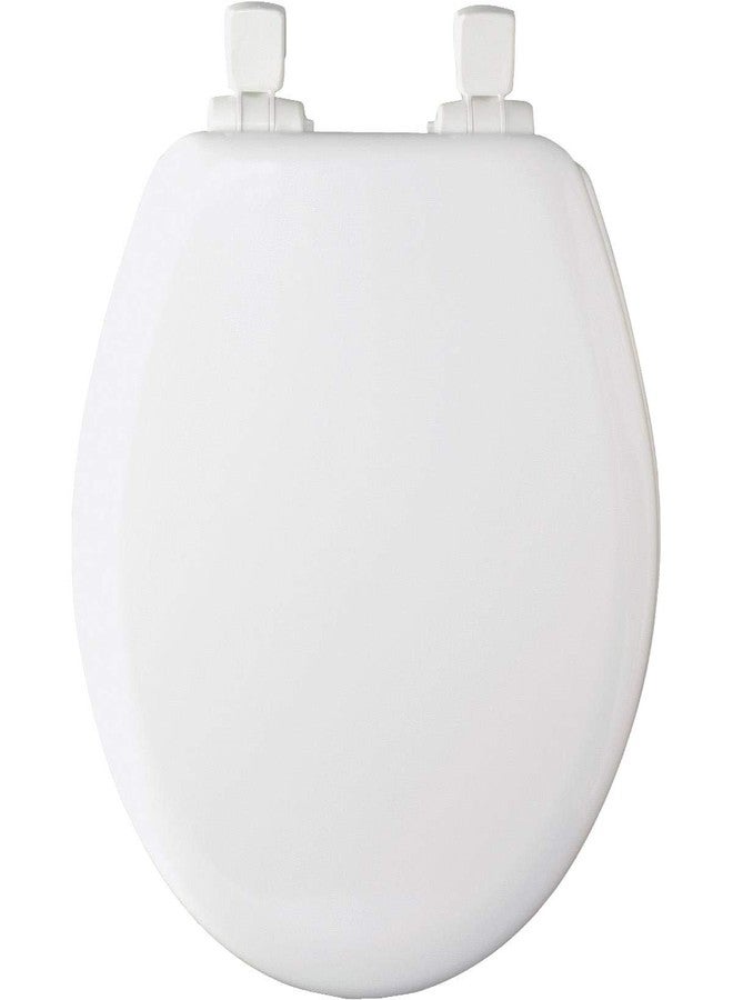 Bemis MAYFAIR 883SLOWA 000 Toilet Seat with Built-in Potty Training Seat will Reduce Clutter, Slow Close and Never Loosen, ROUND, Durable Enameled Wood/Long Lasting Plastic, White - Image 4