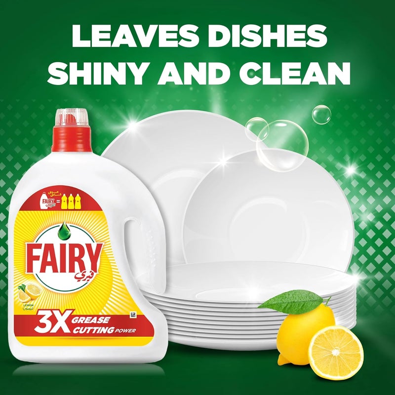Fairy Lemon Liquid Dishwashing Soap 2200ML - Image 5