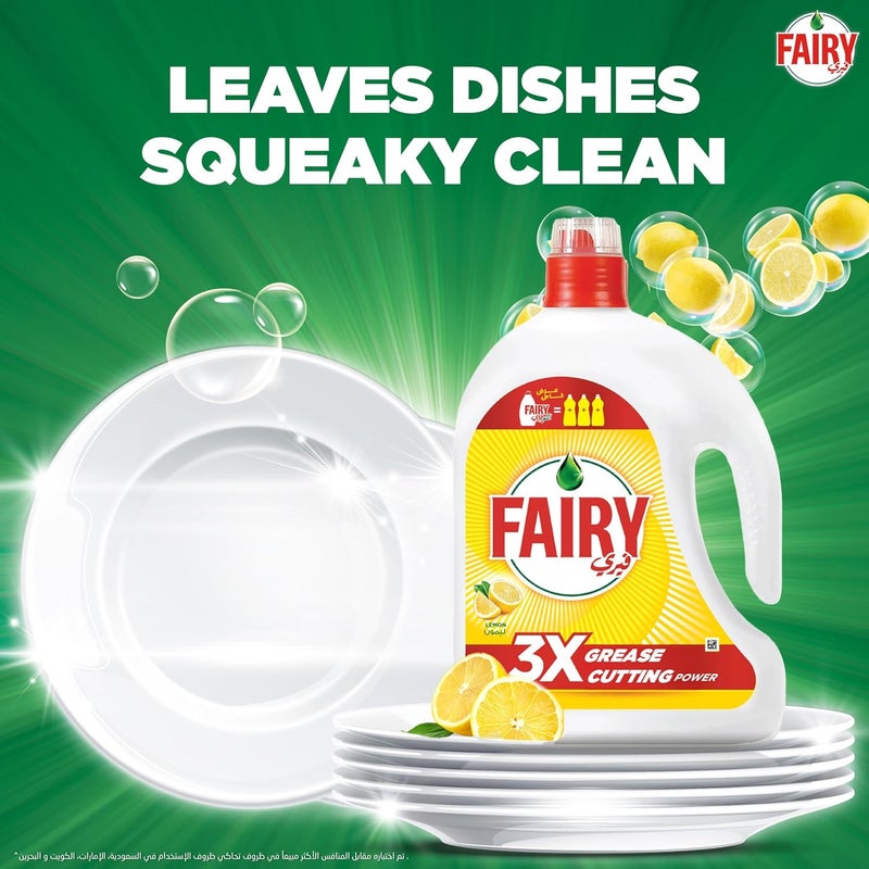 Fairy Lemon Liquid Dishwashing Soap 2200ML - Image 3