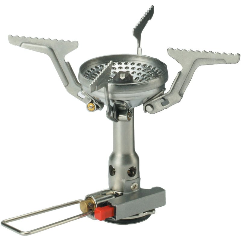 SOTO Amicus Camping Stove - Backpacking Stove with Igniter - 11000 BTUs of Power - Shock Resistant & Performs Well Under Windy Conditions with High-End Performance for Camping, Hiking, Backpacking - Image 1