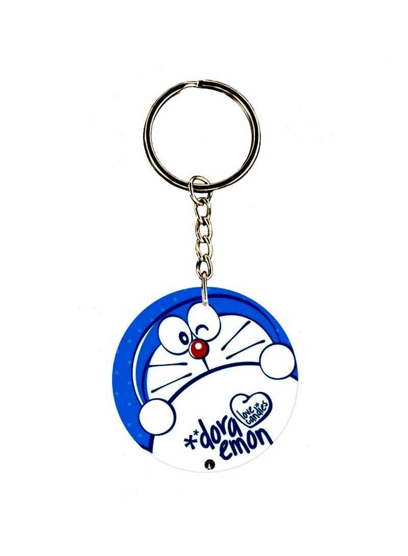 Doremon Printed Keychain