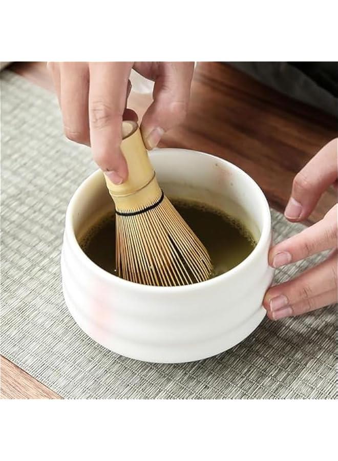 HOOKOR Matcha Whisk Set, 4pcs Japanese Tea Set,Matcha Whisk,Traditional Scoop, Matcha Bowl, Ceramic Whisk Holder,Traditional Matcha Tool Set for Matcha Tea Ceremony (Pink) - Image 5