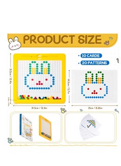 Magnetic Drawing Doodle Board for Kids 31.5x31.5cm Fun Doodle Board with Magnetic Pen and Beads Colourful Educational Magnet Drawing Board to Form Various Patterns with Magnetic Pen - pzsku/Z026C95E16A65BC6E3FEFZ/45/_/1702436807/2ebf24bb-5b16-4cfd-9977-858869431ef3